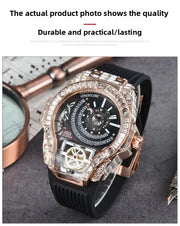 2025 New, Quartz Watch, Square Watch Fashion Business Large Dial Men's Watch