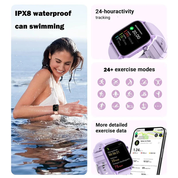 New 1.85 inch Screen Bluetooth Call Watch
