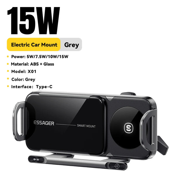 Essager Fold Screen Car Wireless Charger