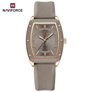 NAVIFORCE NF5049 New Women Watch  Fashion Elegant for Ladies Sports Waterproof Silica Strap Quartz Clock