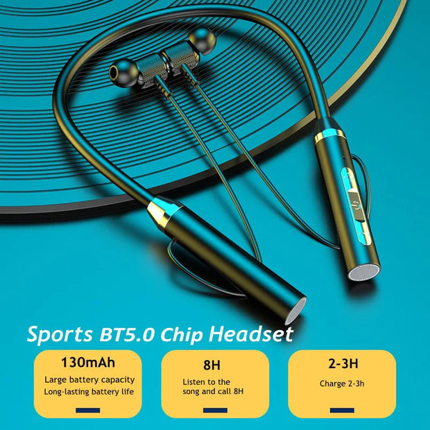 New Neck Wireless Bluetooth Earphones