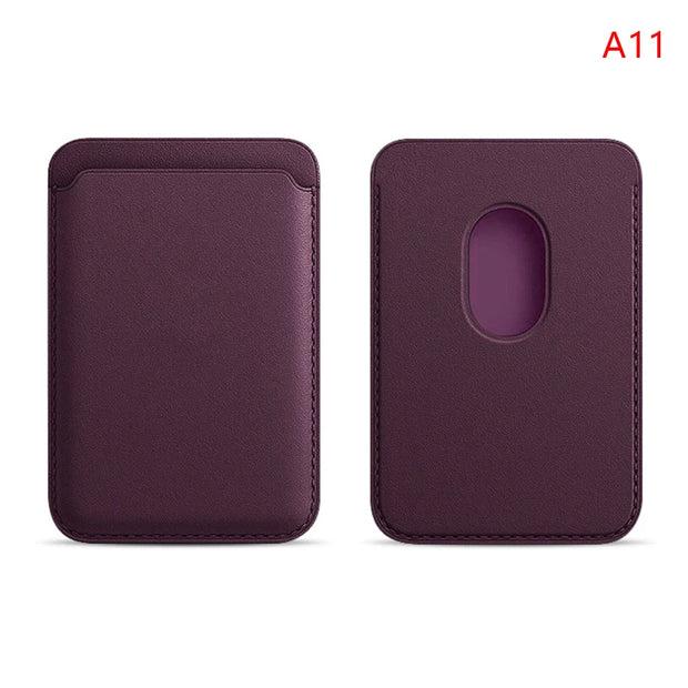 New Magnetic Leather Wallet Case