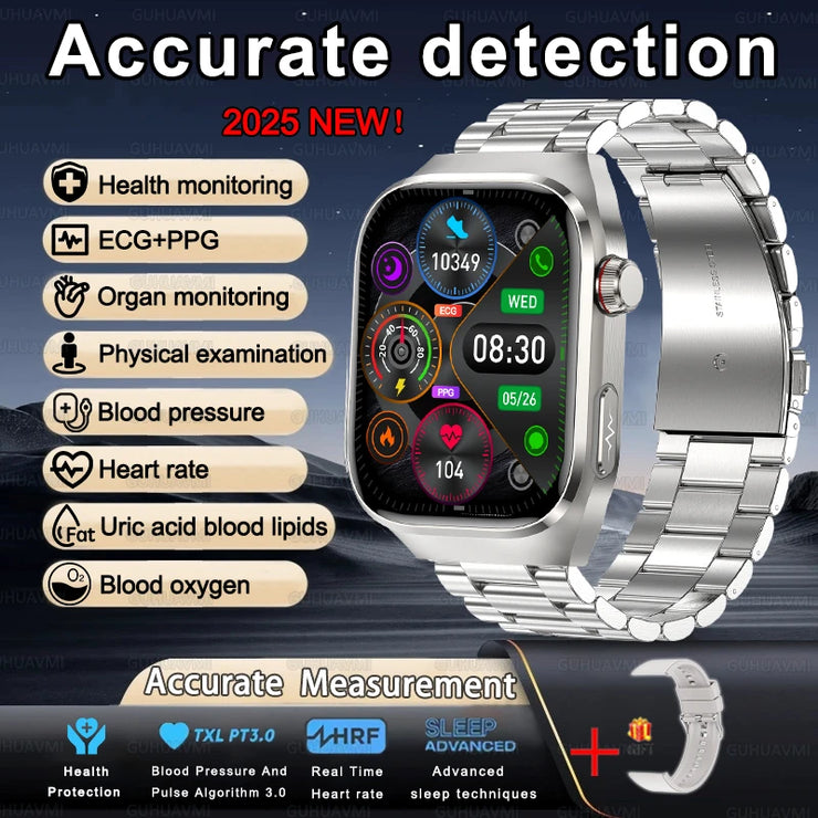 2025 New Uric Acid Blood Fat Smart Watch