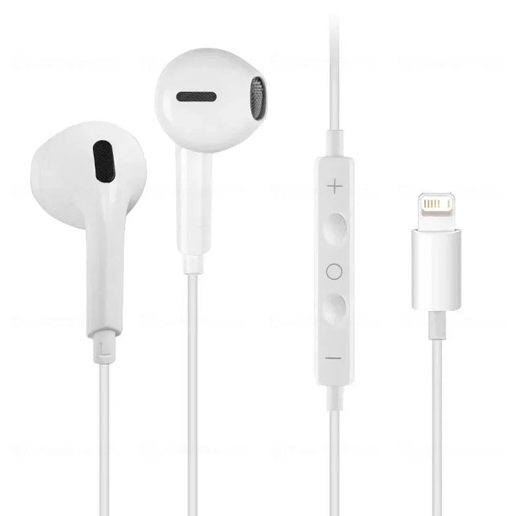 Apple iPhone 16 15 Pro Max 14 13 12 11 USB-C Lightning 3.5mm Wired Earphones