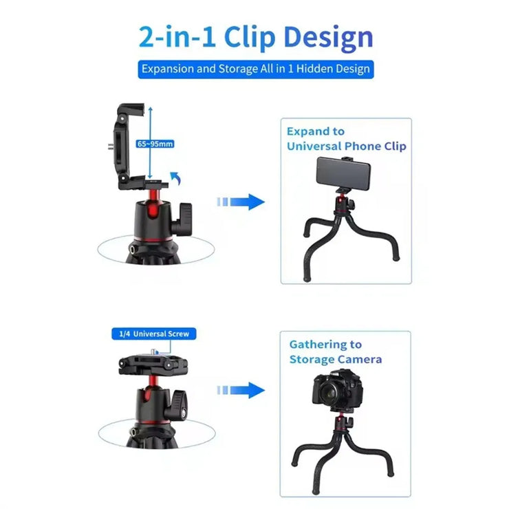 New Flexible Octopus Tripod