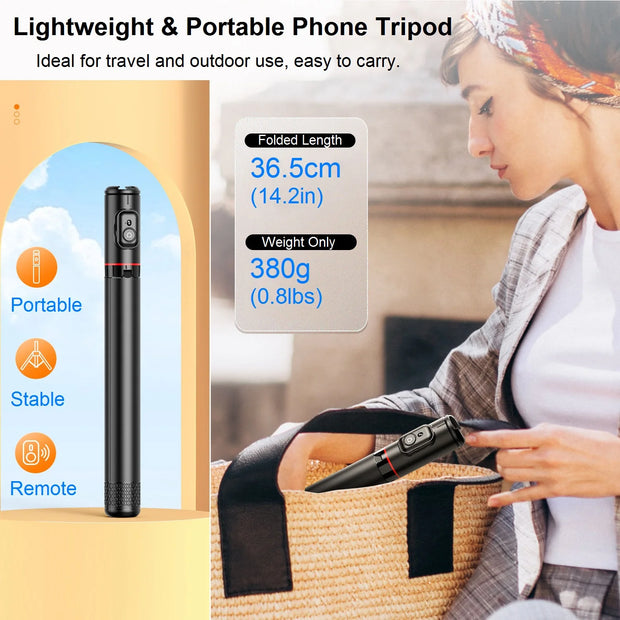 New Portable 72 Inch Selfie Stick Tripod