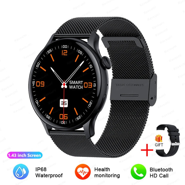 Women 466*466 Screen GPS Track Sport Watches