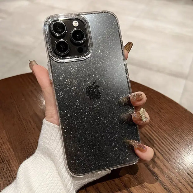 New Luxury Bling Glitter Clear Phone Case
