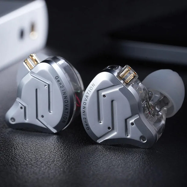 KZ ZSN Pro 2 Hybrid Drive 1BA+1DD In Ear Metal Earphones