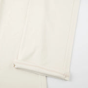 Cuteandpsycho Casual Solid Basic Pants Y2K Chic Floor Length Bottoms Vintage Aesthetic Mid Waist Drawstring Straight Trousers