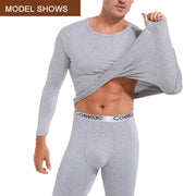 Thermal Underwear for Men Long Johns Sport Base layer Fall/Winter Joker Long-sleeved Home Suit Sports Elastic Waist Pants New