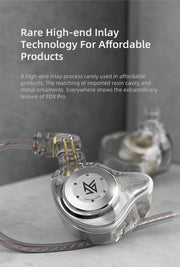 KZ EDX Pro Dynamic Wired Earphones