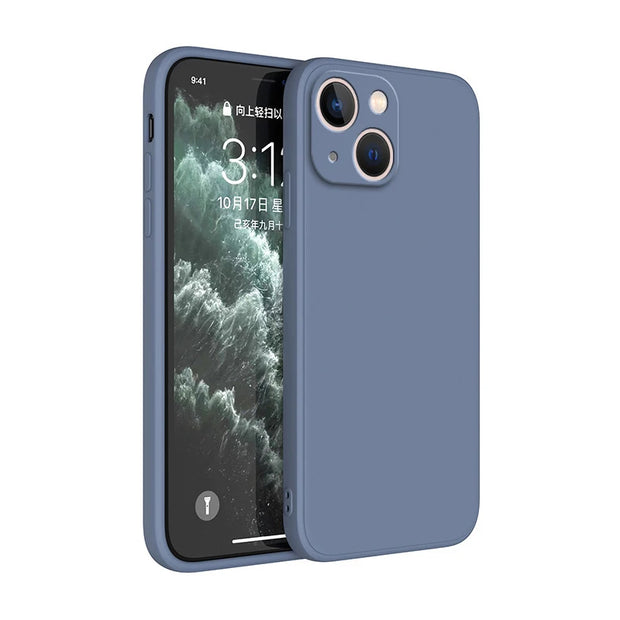 New  Square Liquid Silicone Phone Case