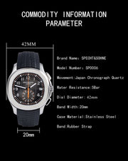New Japan Chronograph Quartz Wristwatch