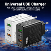 3 Ports 30W USB C Charger