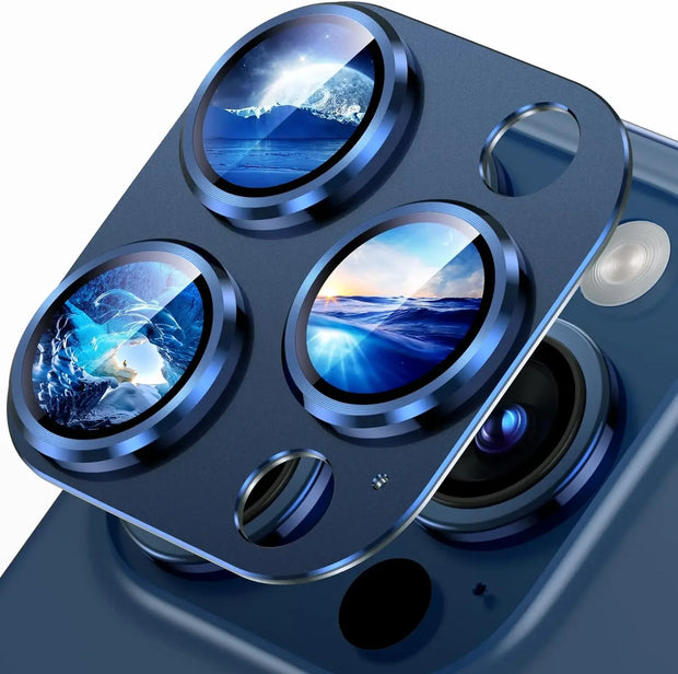 Natural Titanium Gray Metal Camera Lens