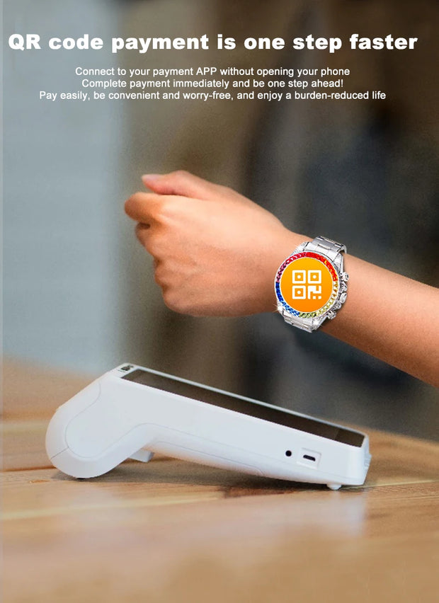 LIGE 1.43" AMOLED Man Smart Watch Bluetooth Call NFC Outdoor Compass Smartwatch Men Fitness Tracker 100+ Sport Modes Bracelet