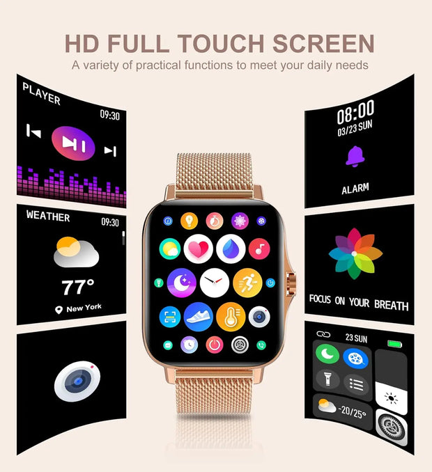 Women Fitness Tracker Smartwatch
