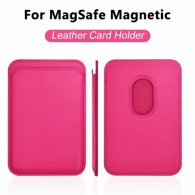 New Magnetic Leather Wallet Case