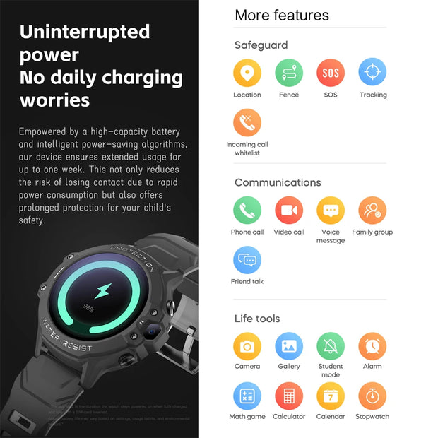 4G Kids Smart Watch