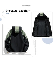 Men Jacket Hoodie Loose Outerwear Hiking Sportswear Mens Casual Breathable Jackets Male Windbreaker Plus Size L-9XL Men Clothing