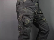 Men's Workwear Suit Outdoor Clothes Long Sleeve Tee Shirt & Trousers Wear-resisting Hunting Clothes Men Camping Suit