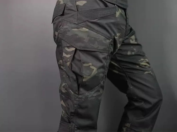 Men's Workwear Suit Outdoor Clothes Long Sleeve Tee Shirt & Trousers Wear-resisting Hunting Clothes Men Camping Suit