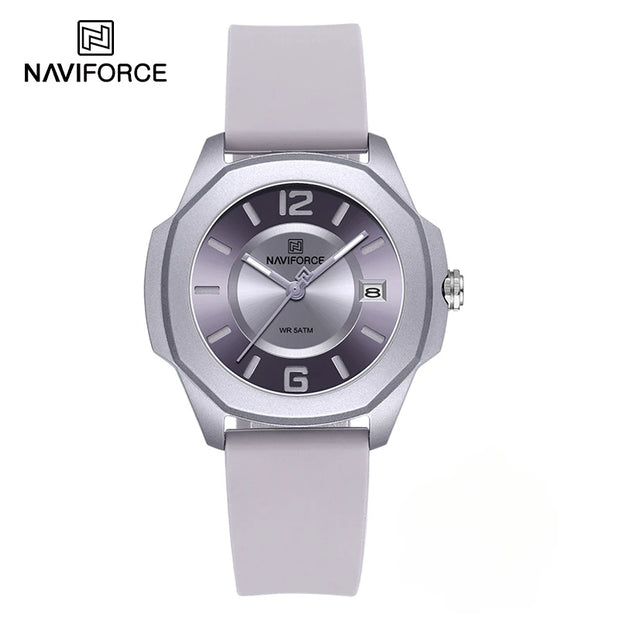 NAVIFORCE NF7107 Quartz Calendar Waterproof and Shockproof Watches for Women Clocks