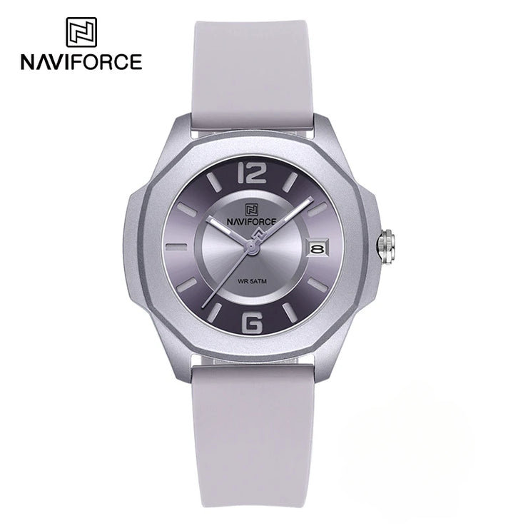 NAVIFORCE NF7107 Quartz Calendar Waterproof and Shockproof Watches for Women Clocks