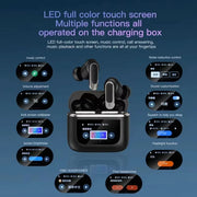 2025 high-quality V8 wireless Bluetooth earphones with ANC noise reduction and built-in microphone, waterproof earplugs