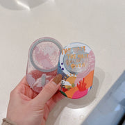 Polka Dot Illustration Style Desktop Air Bag Holder