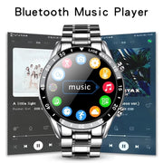 Men Bluetooth Call Steel Band Waterproof Sports Fitness Watch