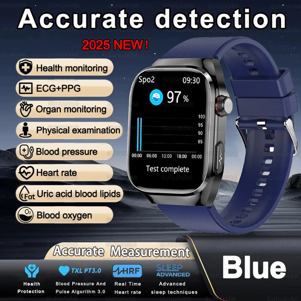 2025 New Uric Acid Blood Fat Smart Watch