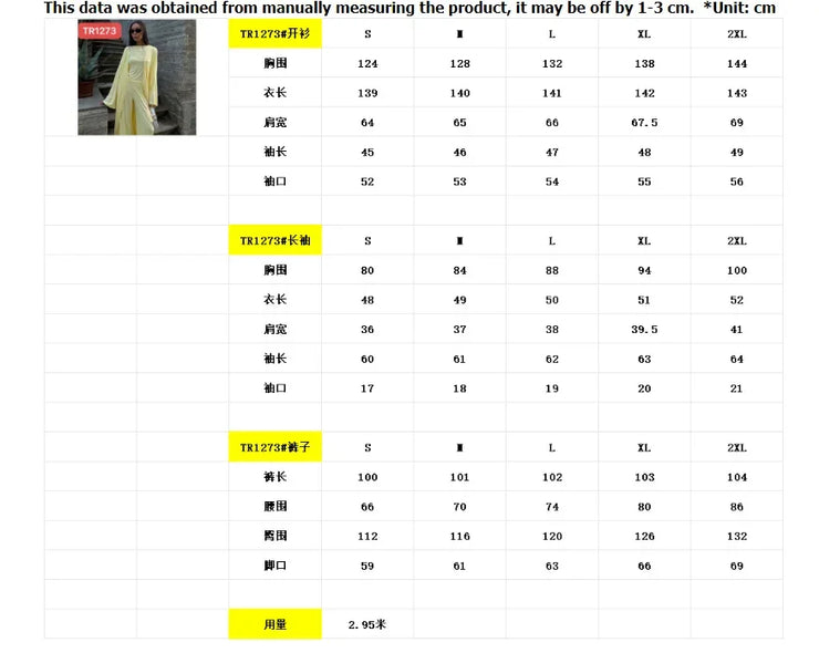 Women's clothing 2025 New summer new casual long cardigan long sleeve top high waist trousers fashion suit for club clothing