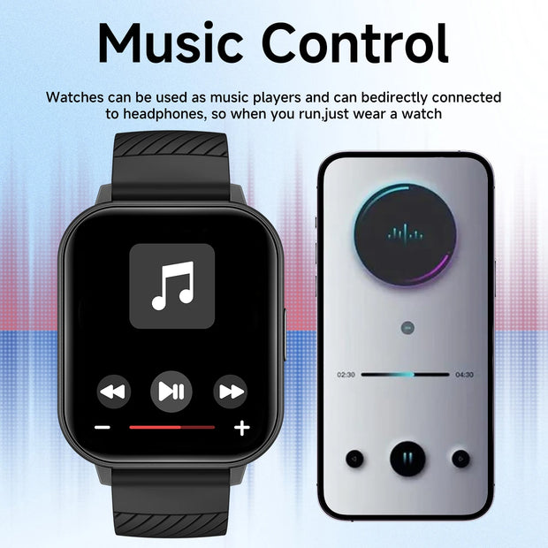SIMSONLAB 1.83 Inch HD Large Screen Smart Watch