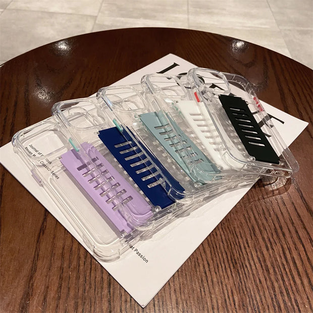 New Wristband Clear TPU Phone Case