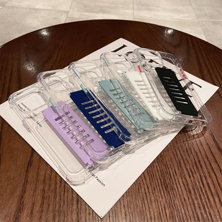 New Wristband Clear TPU Phone Case