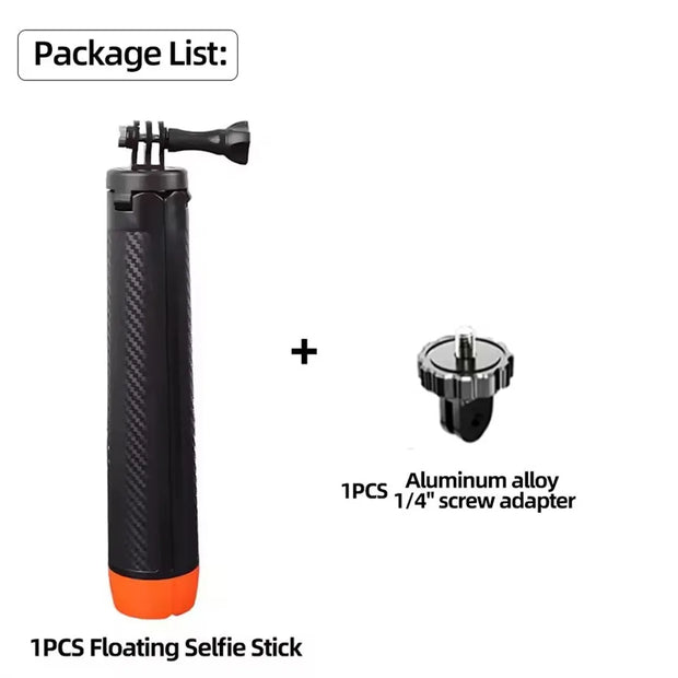 New buoyancy pole extendable selfie stick tripod