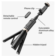 NEW Bluetooth Selfie Foldable Wireless Tripod