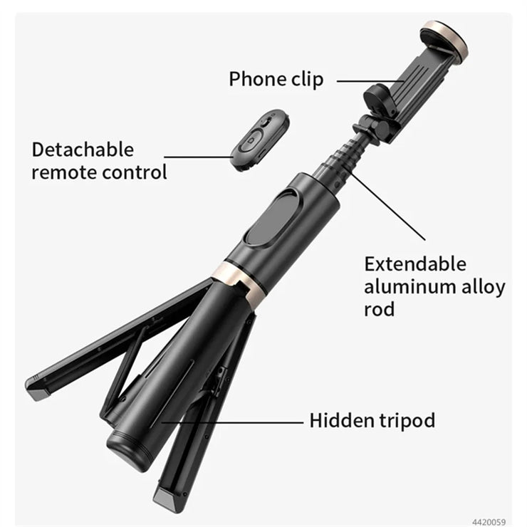 NEW Bluetooth Selfie Foldable Wireless Tripod