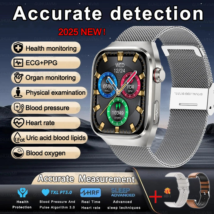 2025 New Uric Acid Blood Fat Smart Watch
