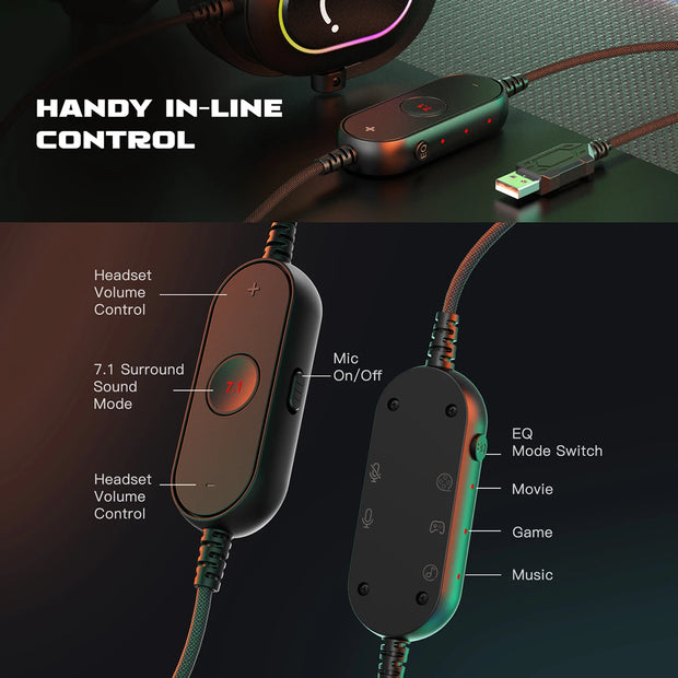 New Fifine Dynamic RGB Gaming Headset