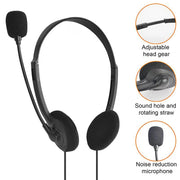 New USB Wired Computer Headset