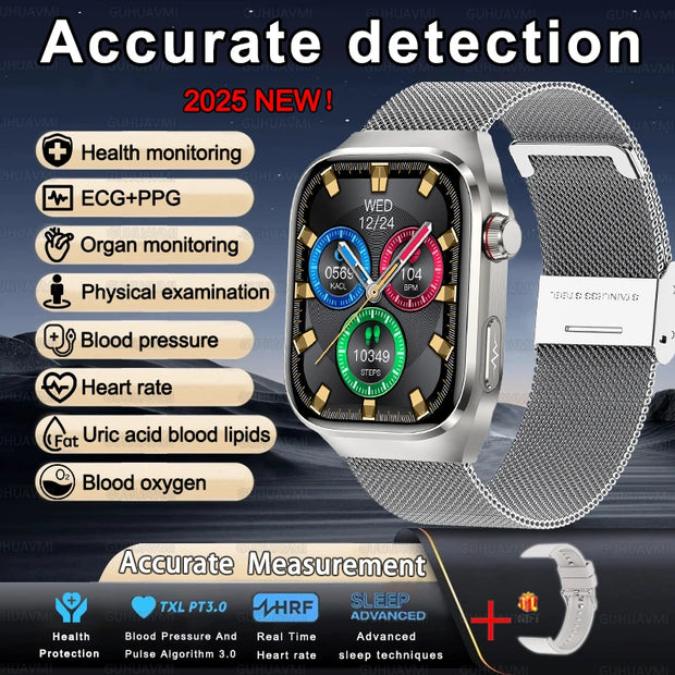 2025 New Uric Acid Blood Fat Smart Watch