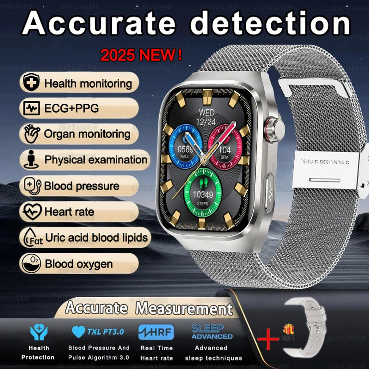 2025 New Uric Acid Blood Fat Smart Watch