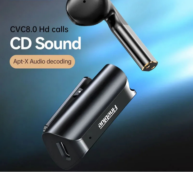 New F5 Pro APT-X Wireless Earphone