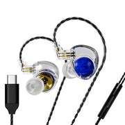 High-quality HIFI in ear wired earphones