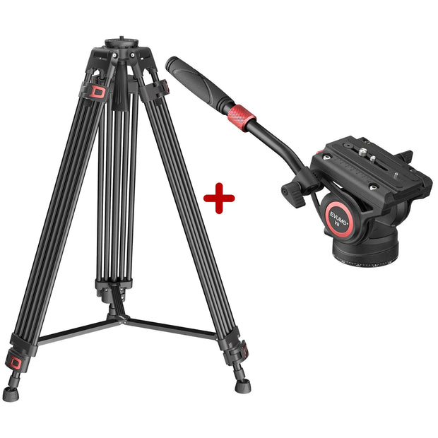 EVUMO DF6 Professional Video Tripod Stand
