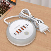 50W Power Strip Multi Port USB C Socket