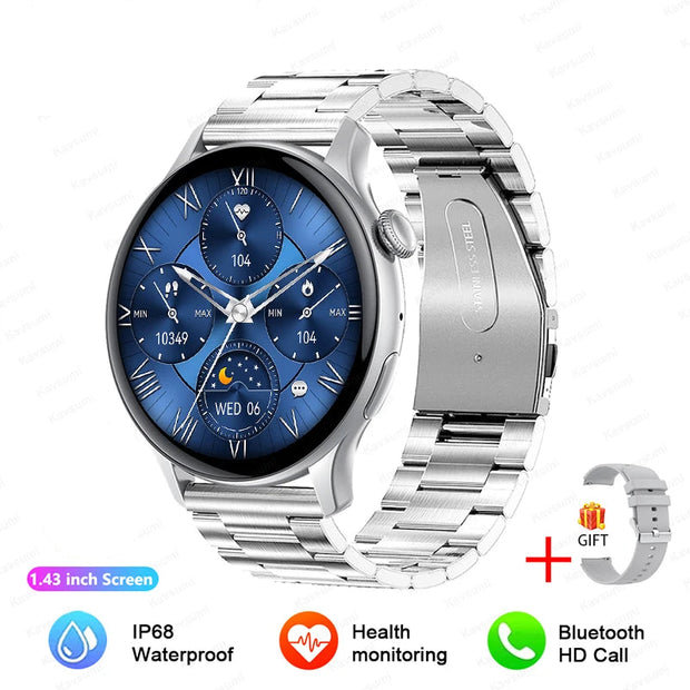 Women 466*466 Screen GPS Track Sport Watches